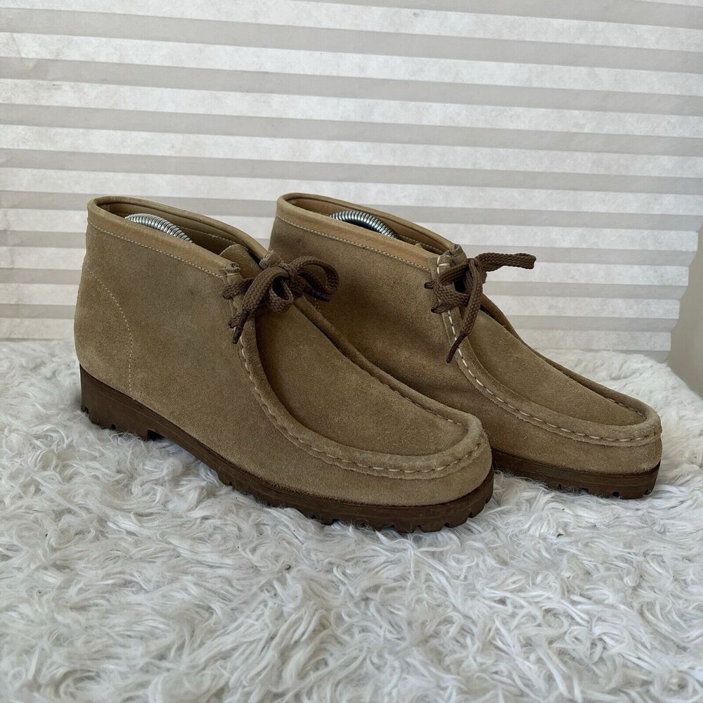 Pivetta Suede Boots for men, Tan color, Ankle, size US 7/ Women's 8/8.5